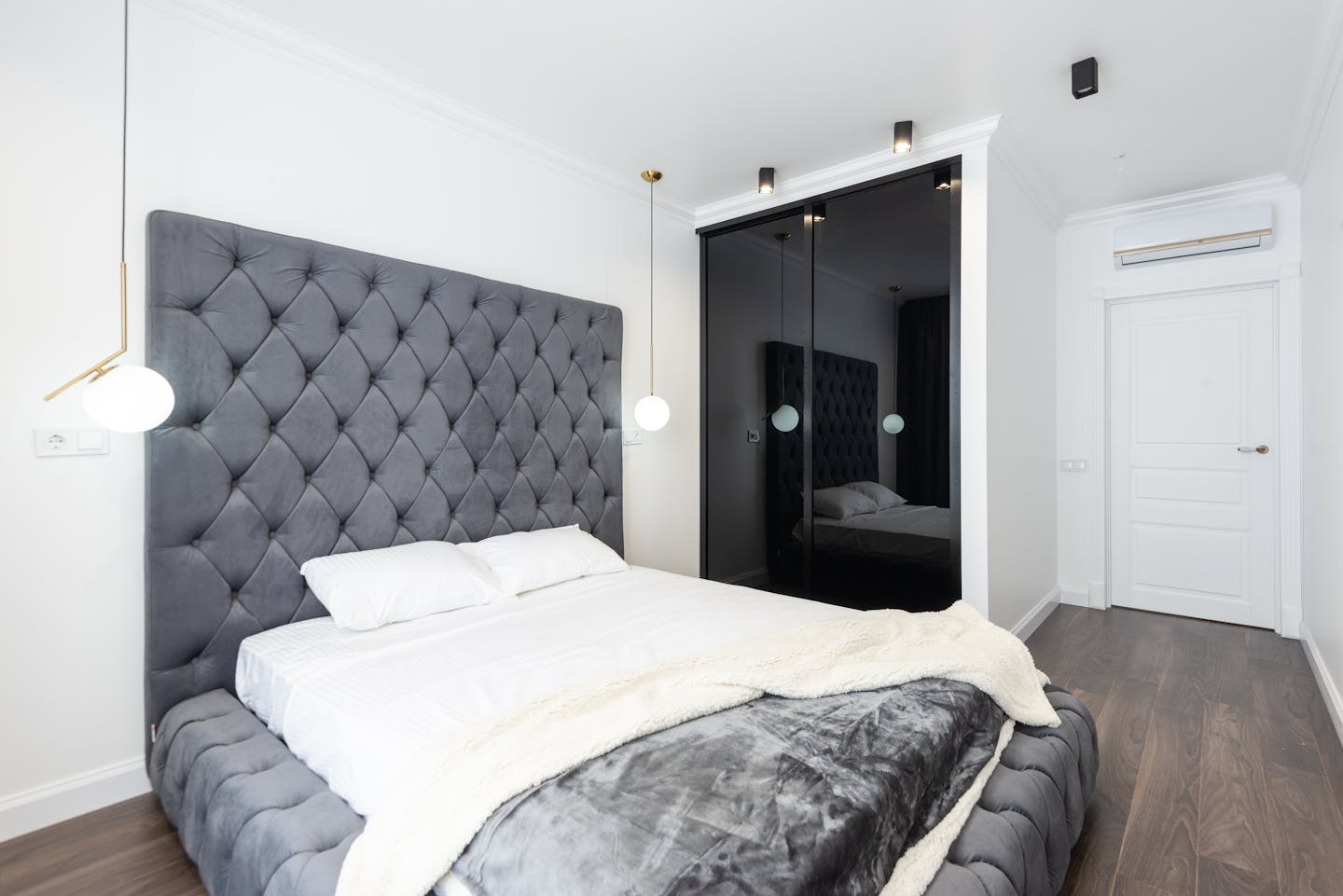 Craftsman fitting bespoke joinery in a London home